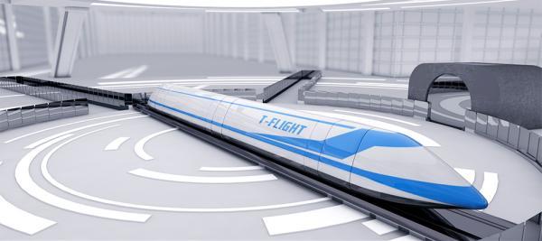 中国将造时速最高4000公里高速飞行列 比超级高铁快近4倍