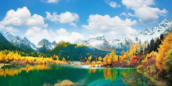 毕棚沟金秋彩林